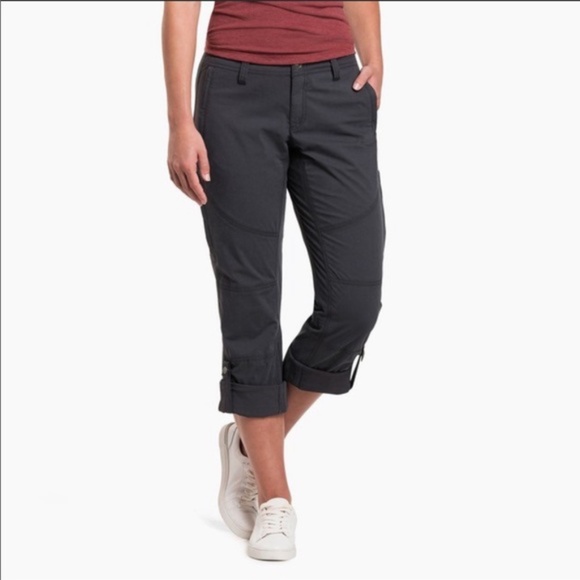 Kuhl Spire Roll-Up Pants Plum Color size 16 Womens Hiking Trail - Picture 1 of 5
